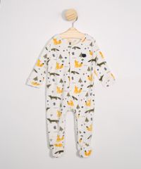 Macacao-Infantil-de-Plush-Estampada-de-Bichos-Manga-Longa-Gola-Careca-Off-White-9972029-Off_White_1