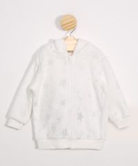 Jaqueta-Infantil-de-Fleece-Unicornios-Estampado-de-Estrelas-com-Capuz-Off-White-9972428-Off_White_1