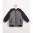 Jaqueta-Infantil-Puffer-com-Capuz-e-Bolsos--Cinza-Mescla-Escuro-9972040-Cinza_Mescla_Escuro_1