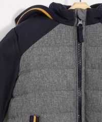 Jaqueta-Infantil-Puffer-com-Capuz-e-Bolsos--Cinza-Mescla-Escuro-9972040-Cinza_Mescla_Escuro_3