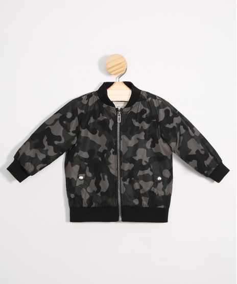 Jaqueta-Infantil-Bomber-Camuflado-com-Ziper-Chumbo-9972041-Chumbo_1