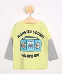 Camiseta-infantil--Monster-Sound---com-Recorte-Manga-Longa-Gola-Careca-Amarela-9977369-Amarelo_1