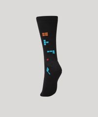 Meia-Masculina-Cano-Alto-Estampada-Tetris-Preta-9900906-Preto_2