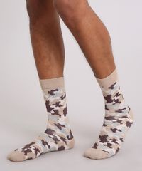 Meia-Masculina-Cano-Alto-Estampada-Camuflada-Bege-8741228-Bege_2