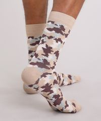 Meia-Masculina-Cano-Alto-Estampada-Camuflada-Bege-8741228-Bege_3