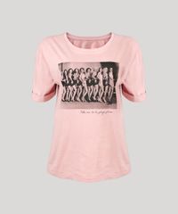T-shirt-Feminina-Manga-Curta-com-Estampa--Take-Me-To-La-Playa-Please-----Rose-9264235-Rose_2