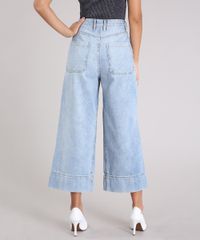 Calca-Jeans-Feminina-Pantacourt-Cintura-Alta-Azul-Claro-9264227-Azul_Claro_4