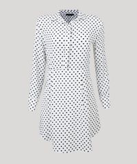 Vestido-Manga-Longa-de-Poa-em-Crepe-com-Pregas-Decote-V-Off-White-9253250-Off_White_2