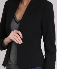 Blazer-Feminino-Acinturado-com-Recortes-Preto-8889602-Preto_4