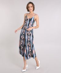 Macacao-Feminino-Pantacourt-Estampado-Geometrico-Alcas-Finas-Decote-V-Bege-9219583-Bege_1