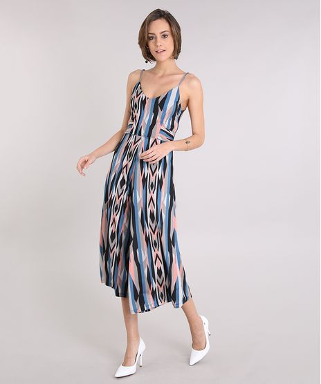 Macacao-Feminino-Pantacourt-Estampado-Geometrico-Alcas-Finas-Decote-V-Bege-9219583-Bege_1