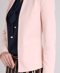 Blazer-Feminino-Acinturado-com-Recortes-Rose-8890182-Rose_4
