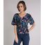 Blusa-Feminina-Estampada-com-Faixa-para-Amarrar-Manga-Curta-Decote-V-Azul-Marinho-9082203-Azul_Marinho_1