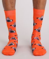Meia-Masculina-Cano-Alto-Divertida-Cachorros-Laranja-9188301-Laranja_4