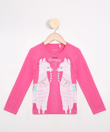 Blusa-Infantil-Lhamas-Manga-Longa-Pink-9989080-Pink_1 Blusa-Infantil-Lhamas-Manga-Longa-Pink-9989080-Pink_1