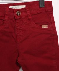 Calca-Infantil-Skinny-de-Sarja-com-Bolsos-Vermelha-1-8379225-Vermelho_1_4