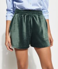 Short-de-Plush-Veludo-Cotele-Canelado-com-Bolsos-Cintura-Alta-Mindset-Verde-Escuro-9993895-Verde_Escuro_1 Short-de-Plush-Veludo-Cotele-Canelado-com-Bolsos-Cintura-Alta-Mindset-Verde-Escuro-9993895-Verde_Escuro_1
