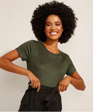 Blusa-de-Suede-com-Ziper-Manga-Curta-Decote-Redondo-Verde-Militar-1-9510310-Verde_Militar_1_1