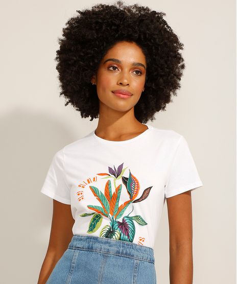 Camiseta-de-Algodao--Be-Kind-To-All-Kinds--Manga-Curta-Decote-Redondo-Off-White-9994426-Off_White_1