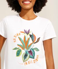 Camiseta-de-Algodao--Be-Kind-To-All-Kinds--Manga-Curta-Decote-Redondo-Off-White-9994426-Off_White_2