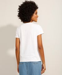 Camiseta-de-Algodao--Be-Kind-To-All-Kinds--Manga-Curta-Decote-Redondo-Off-White-9994426-Off_White_4
