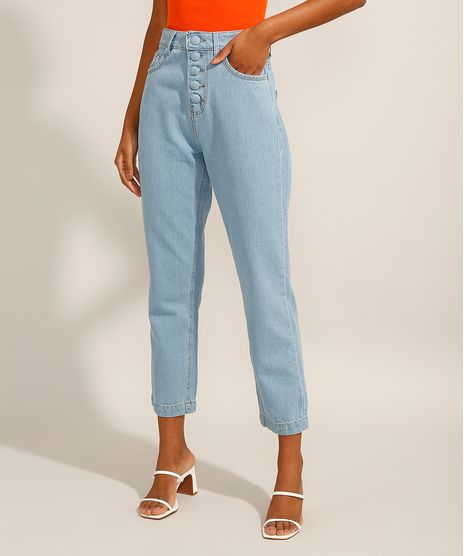 Calca-Reta-Jeans-Cintura-Super-Alta-Azul-Claro-9991281-Azul_Claro_1