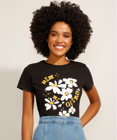 Camiseta-de-Algodao--Bem-Me-Quero--Manga-Curta-Decote-Redondo-Preto-9994266-Preto_1