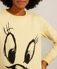 Blusao-de-Moletom-Piu-Piu-Decote-Redondo-Amarelo-Claro-9985214-Amarelo_Claro_5