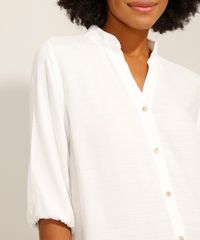 Vestido-Chemise-Curto-com-Babado-Manga-3-4-Branco-9988236-Branco_4