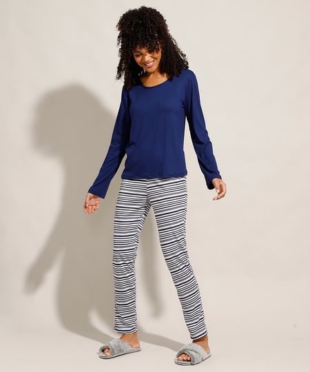 Pijama-Manga-Longa-com-Listras-Azul-Marinho-9987334-Azul_Marinho_1