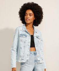 Jaqueta-Trucker-Jeans-Destroyed-Marmorizada-com-Bolsos-Azul-Claro-9992220-Azul_Claro_1