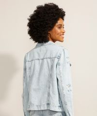 Jaqueta-Trucker-Jeans-Destroyed-Marmorizada-com-Bolsos-Azul-Claro-9992220-Azul_Claro_2