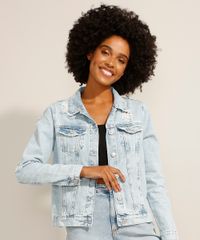 Jaqueta-Trucker-Jeans-Destroyed-Marmorizada-com-Bolsos-Azul-Claro-9992220-Azul_Claro_6