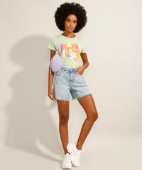 Camiseta-de-Algodao--Sunkissed--Manga-Curta-Decote-Redondo-Verde-Claro-9994272-Verde_Claro_3