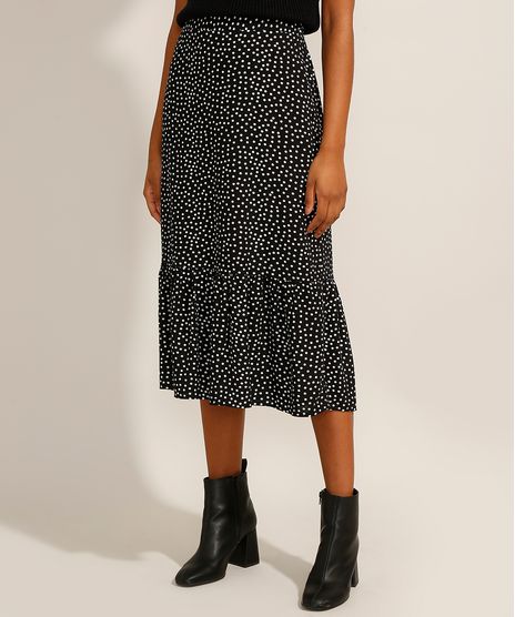Saia-Estampada-de-Poa-Midi-com-Babado-Preta-9986157-Preto_1