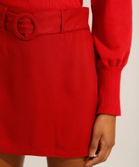 Saia-de-Viscose-com-Cinto-Curta-Vermelha-9984949-Vermelho_5