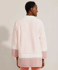 Roupao-de-Fleece-com-Botoes-e-Bolsos-Rosa-9974119-Rosa_2