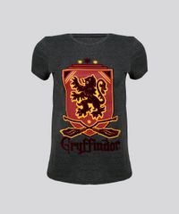 Blusa-Feminina-Harry-Potter-Grifinoria-Manga-Curta-Decote-Redondo-Cinza-Mescla-Escuro-9132652-Cinza_Mescla_Escuro_5