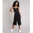 Macacao-Feminino-Pantacourt-com-Recortes-e-Lace-Up-Alcas-Finas-Decote-V-Preto-9087647-Preto_1