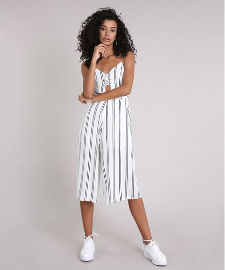 Macacao-Feminino-Listrado-Pantacourt-com-Recortes-e-Lace-Up-Alcas-Finas-Decote-V-Off-White-9087648-Off_White_1