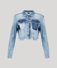 Jaqueta-Jeans-Feminina-Cropped-com-Bolso-Barra-Desfiada-Azul-Claro-9222206-Azul_Claro_5