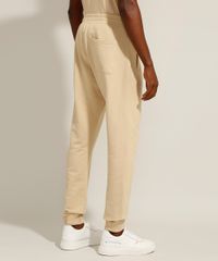 Calca-Relaxed-Jogger-de-Moletom-Cartela-de-Cores-com-Cordao-e-Bolsos-Pantone-Kaki-9988114-Kaki_3