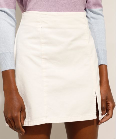 Saia-de-Sarja-Curta-com-Recortes-Off-White-9994369-Off_White_1