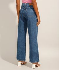 Calca-Jeans-Feminina-Cintura-Alta-Sawary-Wide-Reta-Azul-Medio-9980176-Azul_Medio_2