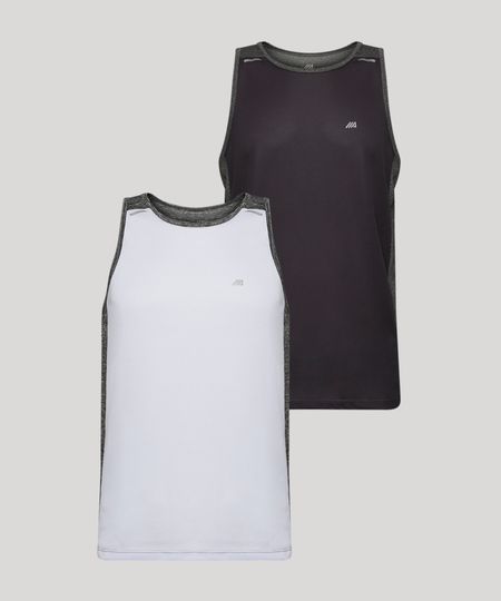 Kit Regatas Esportiva Masculina Gola Careca Kit Regatas Esportiva Masculina Gola Careca