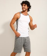 Kit Regatas Esportiva Masculina Gola Careca