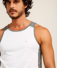 Kit Regatas Esportiva Masculina Gola Careca detalhe alça