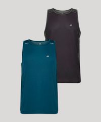 Kit Regatas Esportivas Masculina com Recorte