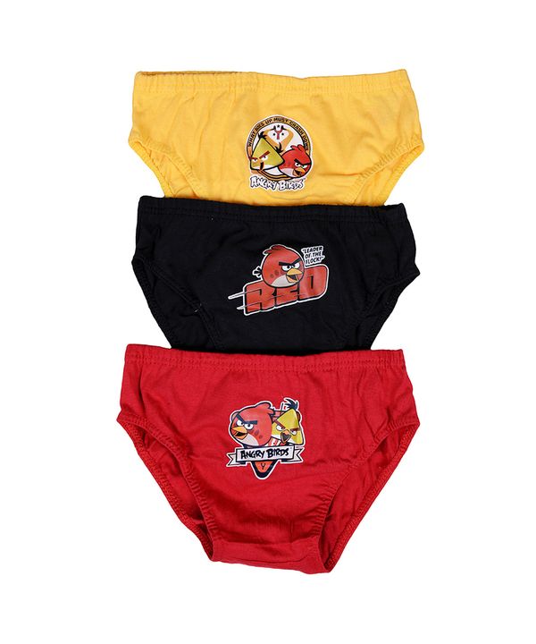 Kit de 3 Cuecas Angry Birds Multicor 8