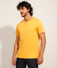 Camiseta-Masculina-Basica-Manga-Curta-Gola-Portuguesa-Amarelo-8170415-Amarelo_1